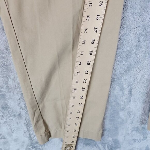 Vintage Polo Ralph Lauren Pants Mens 40X31 Beige Reverse Pleated Prospect Pant - Picture 9 of 10